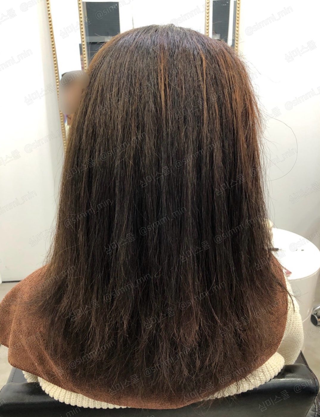 비포 — 손상모 전체